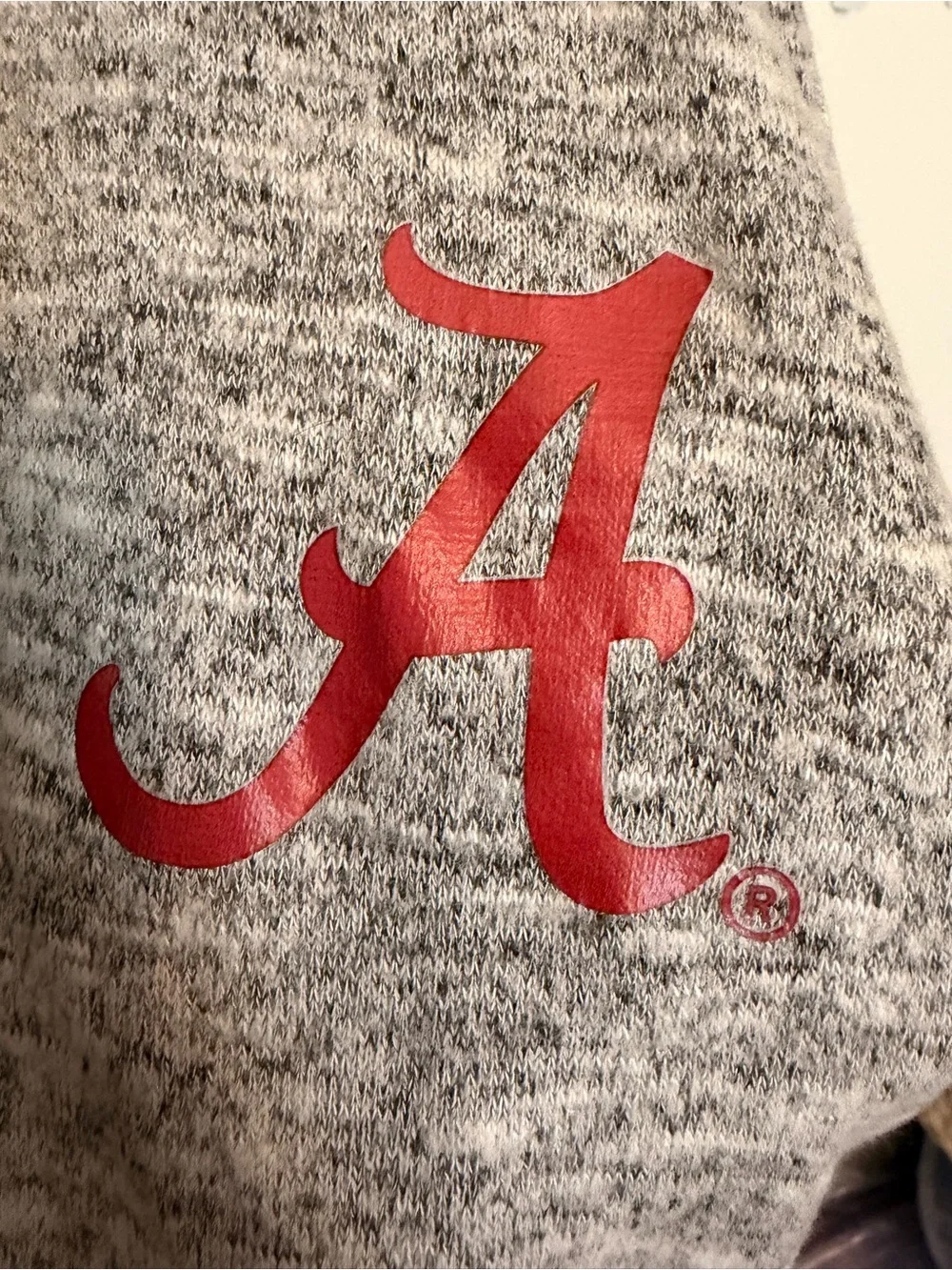 NWOT UG Apparel Alabama Crimson Tide Gray Open Front Cardigan Women’s M - Picture 3 of 4